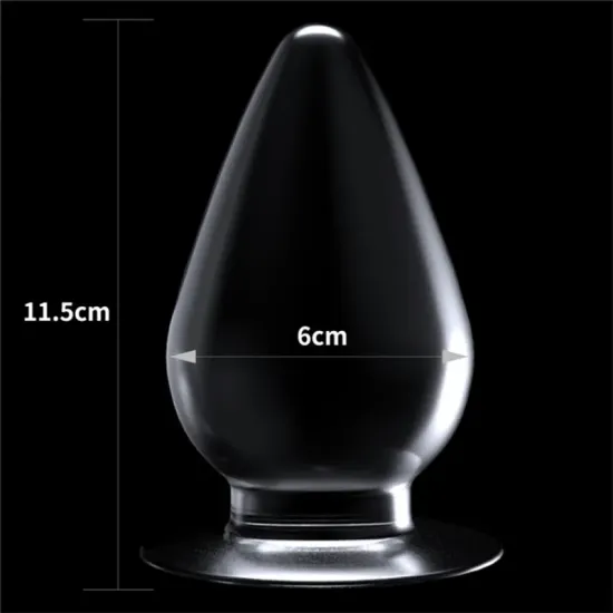 Lovetoy Flawless Clear 12 Cm Big Anal Plug Lovetoy Flawless Clear 12 Cm Big Anal Plug