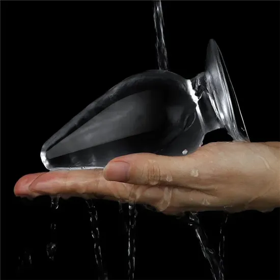 Lovetoy Flawless Clear 12 Cm Big Anal Plug Lovetoy Flawless Clear 12 Cm Big Anal Plug