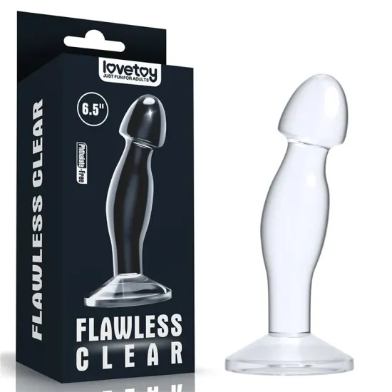 Lovetoy Flawless Clear 16.5 Cm Prostat Plug Lovetoy Flawless Clear 16.5 Cm Prostat Plug