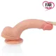 LoveToy Nature Cock 21.5 Cm Çift Katmanlı Platinum Dildo
