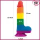 Lovetoy Prider Gökkuşağı Renkli 20 Cm Dildo Lovetoy Prider Gökkuşağı Renkli 20 Cm Dildo