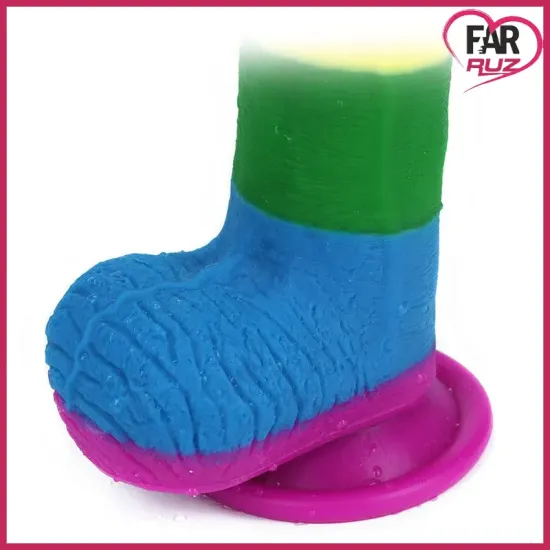 Lovetoy Prider Gökkuşağı Renkli 20 Cm Dildo Lovetoy Prider Gökkuşağı Renkli 20 Cm Dildo