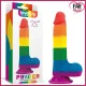 Lovetoy Prider Gökkuşağı Renkli 20 Cm Dildo Lovetoy Prider Gökkuşağı Renkli 20 Cm Dildo