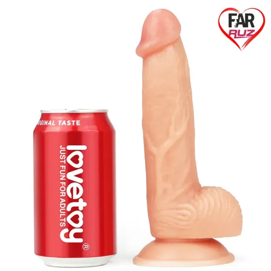 LoveToy The Ultra Soft Dude 20 Cm Dik Dildo LoveToy The Ultra Soft Dude 20 Cm Dik Dildo
