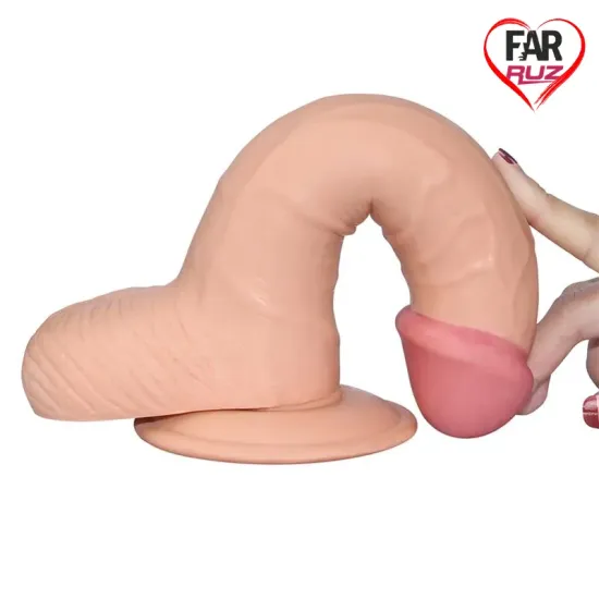 LoveToy The Ultra Soft Dude 20 Cm Dildo LoveToy The Ultra Soft Dude 20 Cm Dildo