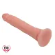 Marco 20 Cm Vantuzlu Vajina ve Anal Dildo