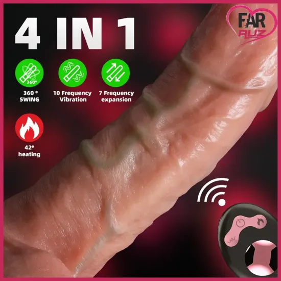 Move İt! 23 Cm İleri Geri Hareketli Oynar Başlı Isıtmalı Vibratör Move İt! 23 Cm İleri Geri Hareketli Oynar Başlı Isıtmalı Vibratör