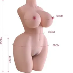 Oxxnn 10 Kg Ultra Mega Boy Melez Yarım Vücut Mastürbatör