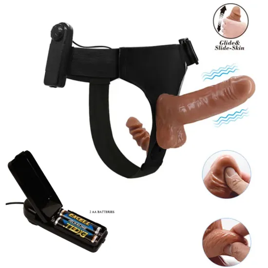 Passionate Harness Çift Taraflı Titreşimli Soft Strapon Passionate Harness Çift Taraflı Titreşimli Soft Strapon