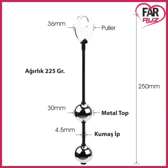 Pompoarizm 2 Top Gerçek Metal Anal ve Vajina Topu Pompoarizm 2 Top Gerçek Metal Anal ve Vajina Topu