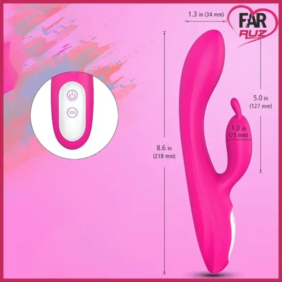 S-Hande Naughty Isıtmalı Çift Motor Tavşan Vibratör S-Hande Naughty Isıtmalı Çift Motor Tavşan Vibratör