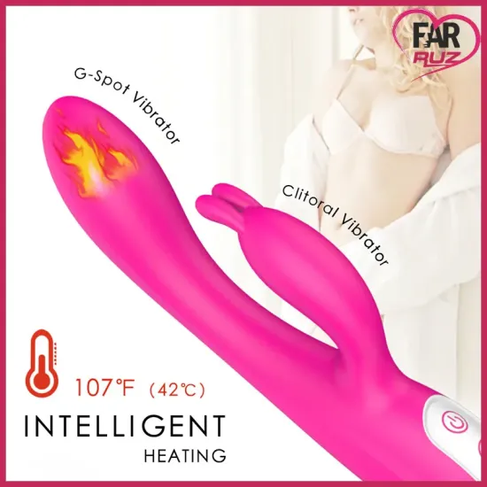S-Hande Naughty Isıtmalı Çift Motor Tavşan Vibratör S-Hande Naughty Isıtmalı Çift Motor Tavşan Vibratör