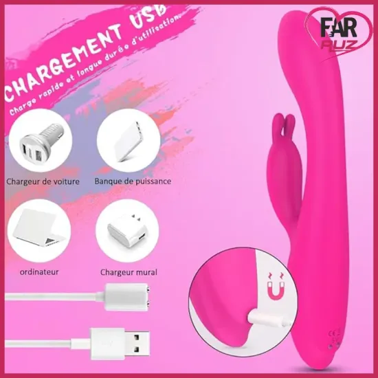 S-Hande Naughty Isıtmalı Çift Motor Tavşan Vibratör S-Hande Naughty Isıtmalı Çift Motor Tavşan Vibratör