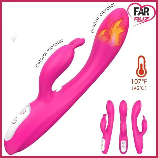 S-Hande Naughty Isıtmalı Çift Motor Tavşan Vibratör S-Hande Naughty Isıtmalı Çift Motor Tavşan Vibratör