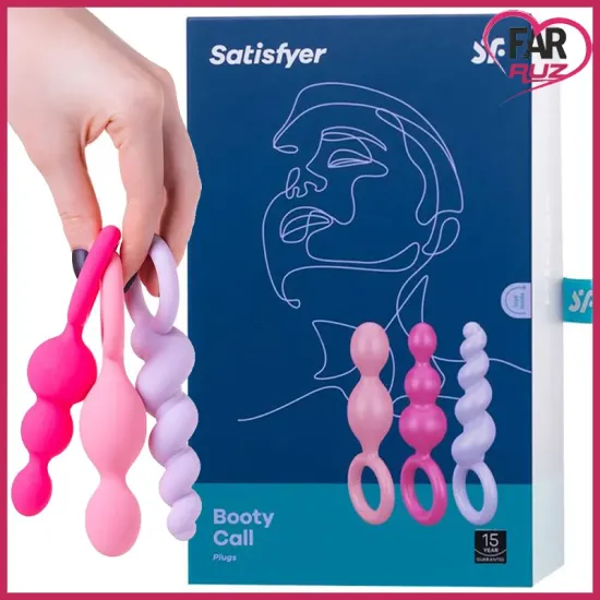 Satisfyer Booty Call 3'Lü Anal Plug Seti Satisfyer Booty Call 3'Lü Anal Plug Seti