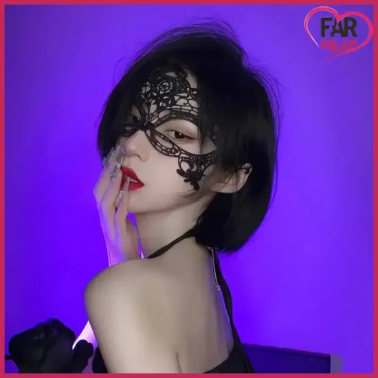 Seksi Çiçekli Jakarlı Dantel Fetiş ve Fantezi Maske Seksi Çiçekli Jakarlı Dantel Fetiş ve Fantezi Maske
