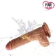 Shequ Crowley 18 Cm Çift Katmanlı Platinum Dildo