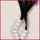 Siyah Dantel & İnci Süslemeli G-String Siyah Dantel & İnci Süslemeli G-String