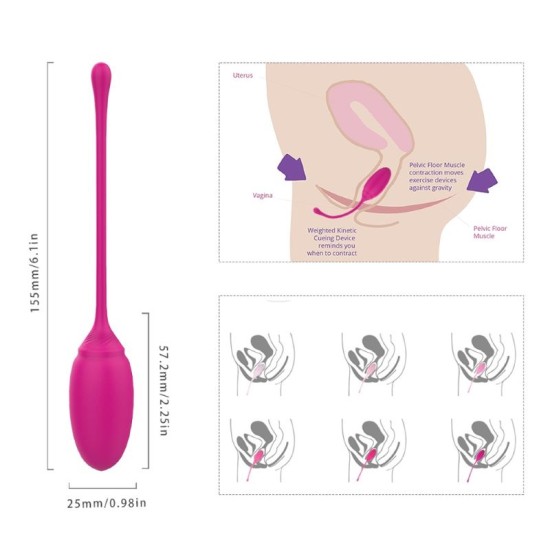 Farruz Rose 6'Lı Kegel Egzersiz Topu Farruz Rose 6'Lı Kegel Egzersiz Topu