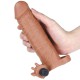 Farruz 3 cm Uzatmalı Realistik Titreşimli Penis Kılıfı Melez XTender Farruz 3 cm Uzatmalı Realistik Titreşimli Penis Kılıfı Melez XTender