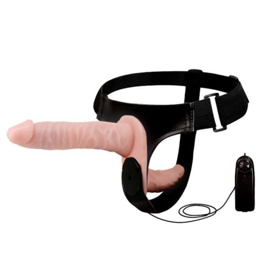 Farruz Double Belden Bağlamalı Anal Plug ve Realistik Titreşimli Penis Farruz Double Belden Bağlamalı Anal Plug ve Realistik Titreşimli Penis
