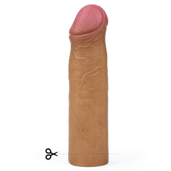 Farruz Nature Extender 5,5 cm Dolgulu Premium Melez Silikon Penis Kılıfı Farruz Nature Extender 5,5 cm Dolgulu Premium Melez Silikon Penis Kılıfı