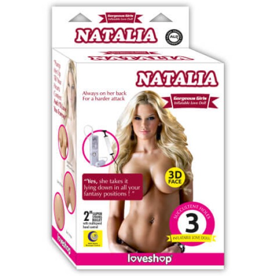 Farruz Natalia Saçlı Titreşimli Şişme Bebek Farruz Natalia Saçlı Titreşimli Şişme Bebek