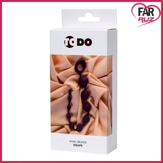 ToDo Grape Anal Silikon Toplar 35 Cm Ø 2,7 Cm ToDo Grape Anal Silikon Toplar 35 Cm Ø 2,7 Cm