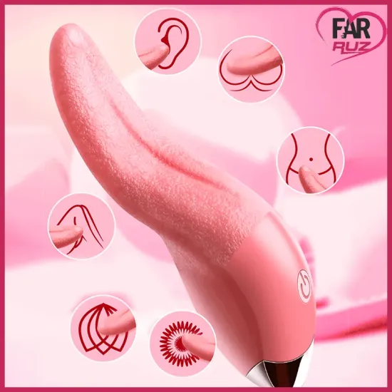 Tongue Licking 10 Fonksiyonlu Yalama Vibratör Tongue Licking 10 Fonksiyonlu Yalama Vibratör