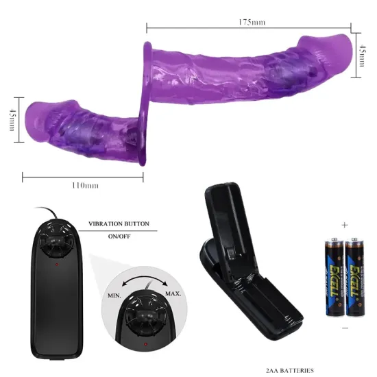 Ultra Passionate Harness Çift Başlı Çift Motorlu Vibratör Ultra Passionate Harness Çift Başlı Çift Motorlu Vibratör