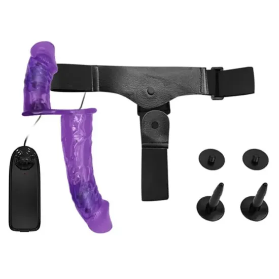 Ultra Passionate Harness Çift Başlı Çift Motorlu Vibratör Ultra Passionate Harness Çift Başlı Çift Motorlu Vibratör