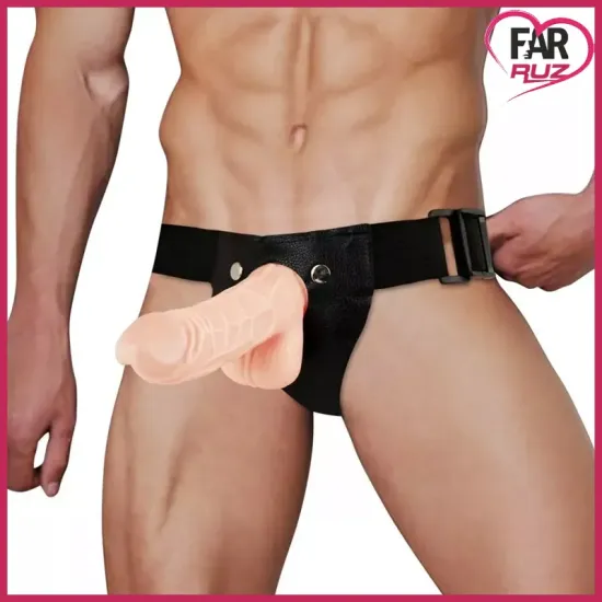 Wear Penis 20 Cm İçi Boş Belden Bağlamalı Vibratör Wear Penis 20 Cm İçi Boş Belden Bağlamalı Vibratör
