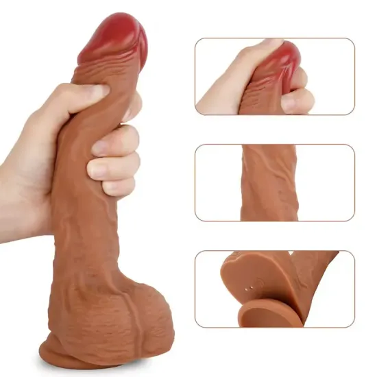 Wildtoy 23 Cm Isıtmalı İleri Geri Hareketli Dildo Wildtoy 23 Cm Isıtmalı İleri Geri Hareketli Dildo