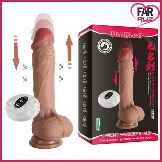 Wumingjian İleri Geri Hareketli Isıtmalı Dildo Wumingjian İleri Geri Hareketli Isıtmalı Dildo