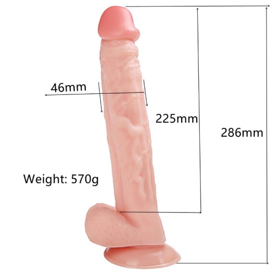 Farruz 28,5 cm.Realistik Büyük Boy Vantuzlu Dildo Penis Farruz 28,5 cm.Realistik Büyük Boy Vantuzlu Dildo Penis