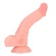 Farruz Eğimli 19 cm Vantuzlu Realistik Dildo Penis