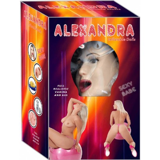 Alexandra Büyük Boy Titreşimli Realistik Şişme Manken Alexandra Büyük Boy Titreşimli Realistik Şişme Manken