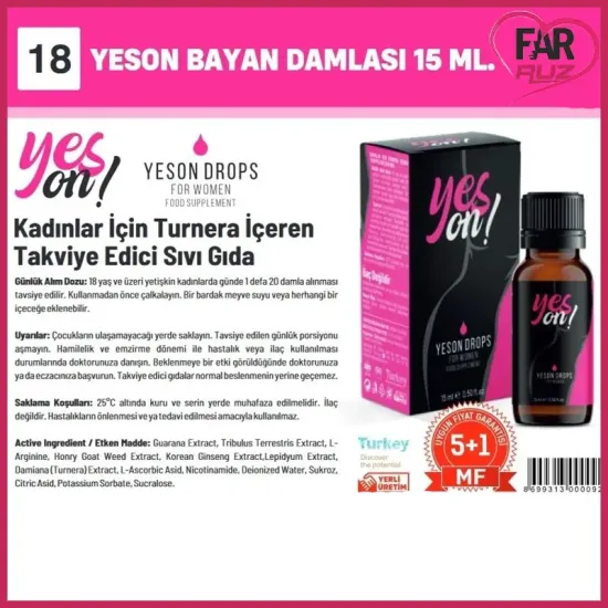YesOn Drops For Women Damla YesOn Drops For Women Damla